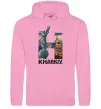 Женская толстовка (худи) Рідний Харків Розовый фото