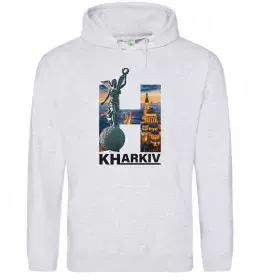 Чоловіча толстовка (худі) Харків райони Білий фото