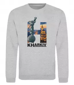 Світшот Харків райони Білий фото