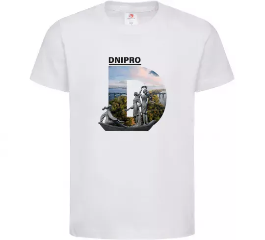 Детская футболка Рідний Дніпро Белый фото