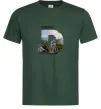 Мужская футболка Рідний Дніпро Темно-зеленый фото