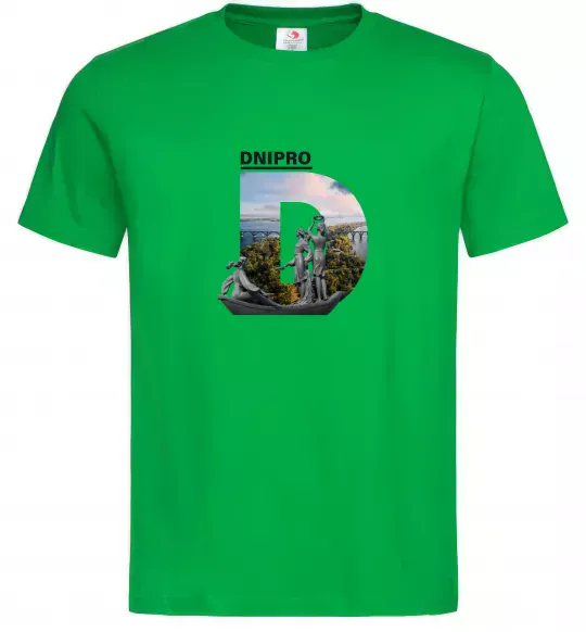 Мужская футболка Рідний Дніпро Зеленый фото