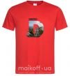 Мужская футболка Рідний Дніпро Красный фото