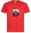 Мужская футболка Рідний Дніпро Красный фото