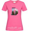 Жіноча футболка Рідний Дніпро Яскраво-рожевий фото