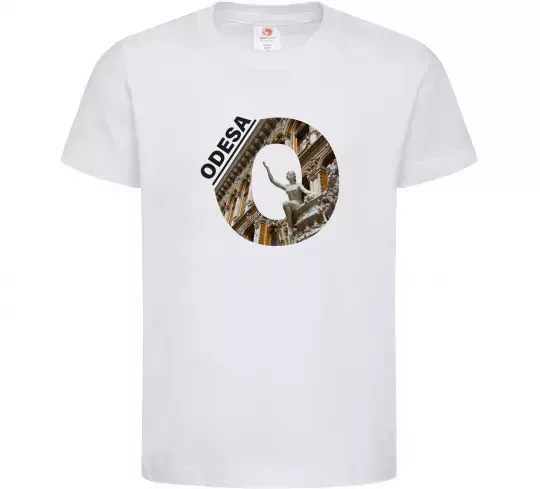 Дитяча футболка Рідна Одеса Білий фото