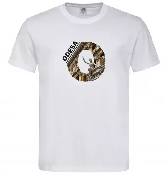 Чоловіча футболка Рідна Одеса Білий фото