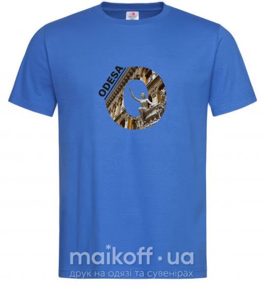 Мужская футболка Рідна Одеса Ярко-синий фото