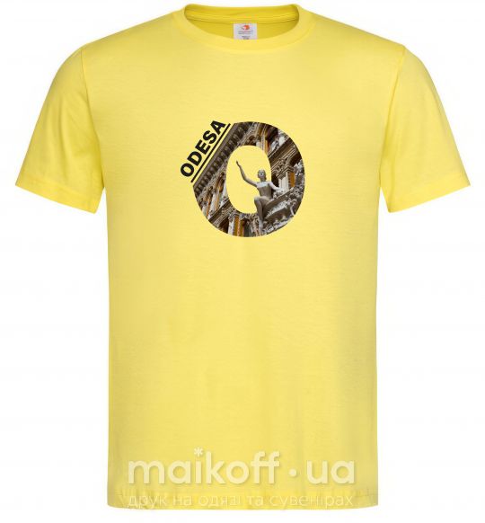 Чоловіча футболка Рідна Одеса Лимонний фото