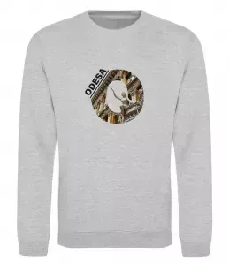 Свитшот Рідна Одеса Серый меланж фото