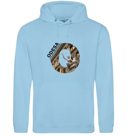 Мужская толстовка (худи) Рідна Одеса Голубой фото