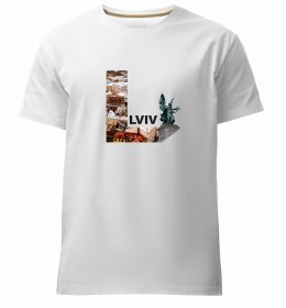 Мужская премиум футболка Рідний Львів