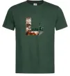 Чоловіча футболка Рідний Львів Темно-зелений фото
