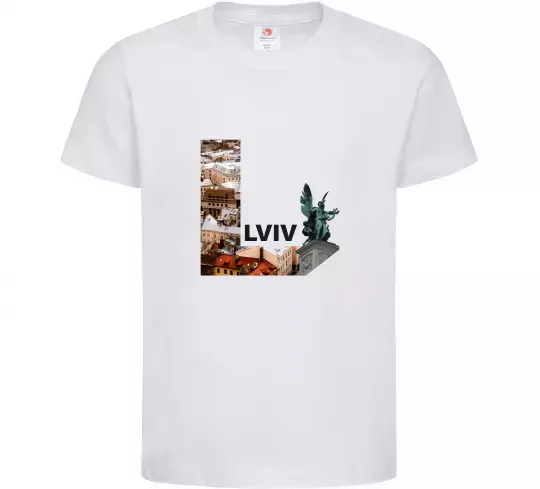 Дитяча футболка Рідний Львів Білий фото