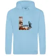 Жіноча толстовка (худі) Рідний Львів Блакитний фото