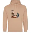 Мужская толстовка (худи) Рідний Львів Песочный фото