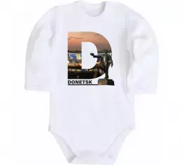 Детский боди Donetsk lover Белый фото