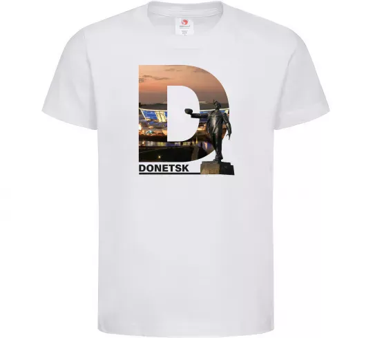 Детская футболка Рідний Донецьк Белый фото