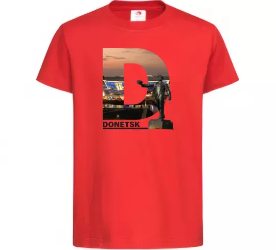 Детская футболка Рідний Донецьк Красный фото