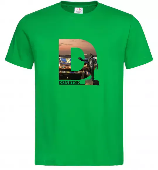 Мужская футболка Рідний Донецьк Зеленый фото