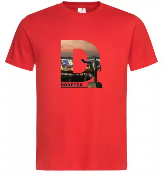 Мужская футболка Рідний Донецьк Красный фото