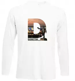 Лонгслив Donetsk center of freedom Черный фото