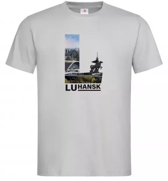 Мужская футболка Рідний Луганськ Серый фото