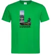 Мужская футболка Рідний Луганськ Зеленый фото