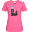 Женская футболка Рідний Луганськ Ярко-розовый фото