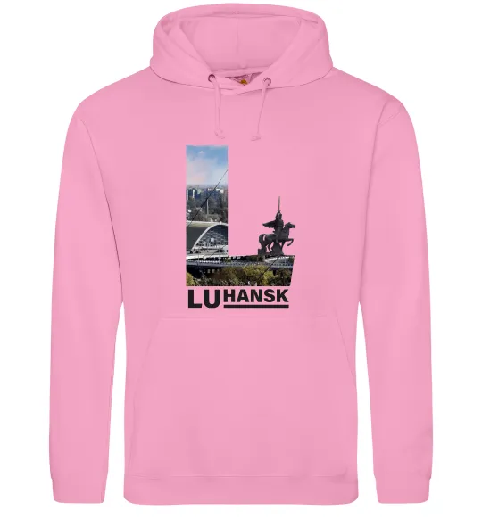 Женская толстовка (худи) Рідний Луганськ Розовый фото