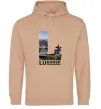 Мужская толстовка (худи) Рідний Луганськ Песочный фото