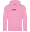 Женская толстовка (худи) Ольга Розовый фото
