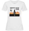 Жіноча футболка Happy New Year 2024 Білий фото