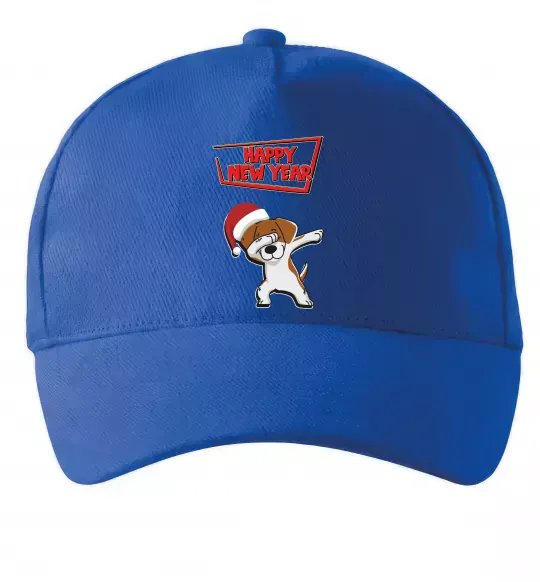 Кепка Happy New Year Pes Patron Яскраво-синій фото