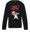 Детский Свитшот Happy New Year Pes Patron Черный фото