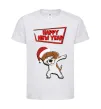 Дитяча футболка Happy New Year Pes Patron Білий фото