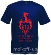 Мужская футболка Happy New Dragon 2024 Year Глубокий темно-синий фото