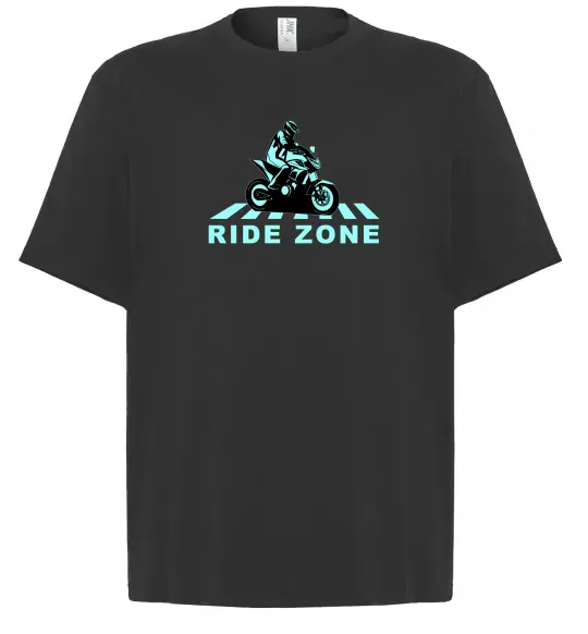 Футболка Оверсайз Ride Zone Чорний фото