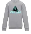 Детский Свитшот Ride Zone Серый меланж фото