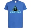 Дитяча футболка Ride Zone Яскраво-синій фото