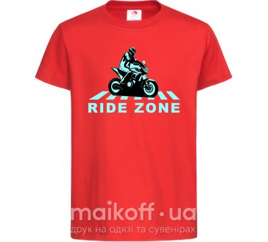 Детская футболка Ride Zone Красный фото