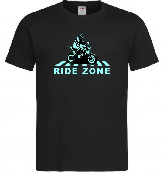 Чоловіча футболка Ride Zone Чорний фото