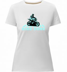 Женская премиум футболка Ride Zone