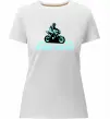 Жіноча преміум футболка Ride Zone Білий фото