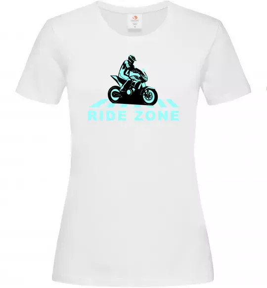 Женская футболка Ride Zone Белый фото