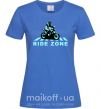 Женская футболка Ride Zone Ярко-синий фото