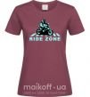 Женская футболка Ride Zone Бордовый фото