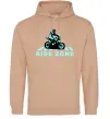 Женская толстовка (худи) Ride Zone Песочный фото