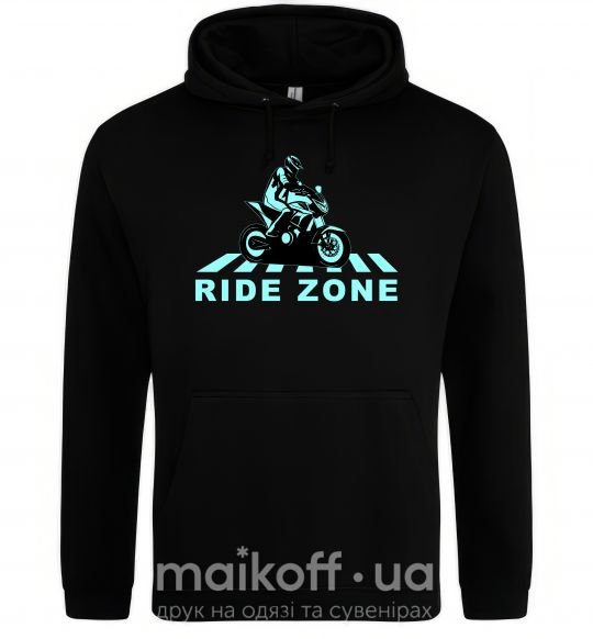 Мужская толстовка (худи) Ride Zone Черный фото
