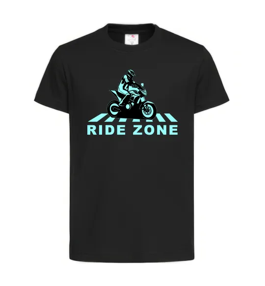 Дитяча футболка Ride Zone Чорний фото